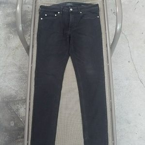 BLACK SKINNY STRETCH JEANS (PacSun)